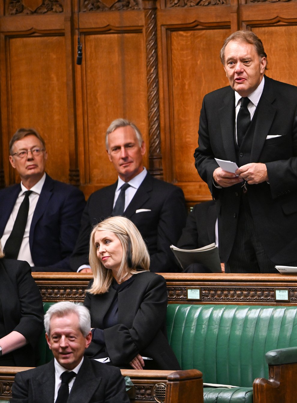 Sir John Hayes giving his tribute to Queen Elizabeth II in the House of Commons. Picture date: Friday September 9, 2022 (UK Parliament/Andy Bailey/PA)