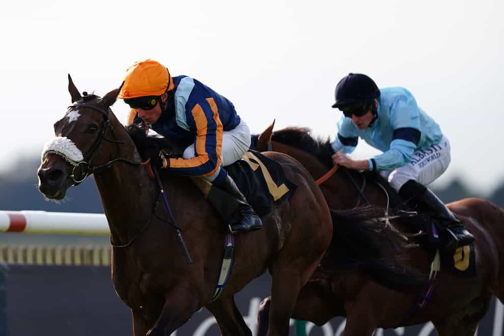 Nate The Great ridden by William Buick on their way to winning the Jockey Club Rose Bowl on day one of the Cambridgeshire Meeting at Newmarket Racecourse. Picture date: Thursday September 22, 2022.