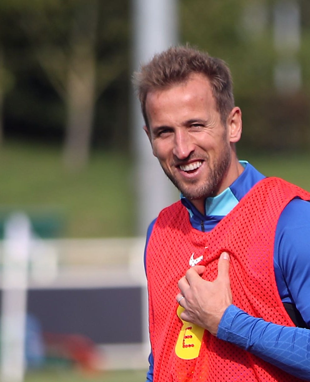England’s Harry Kane during a training session (Simon Marper/PA)