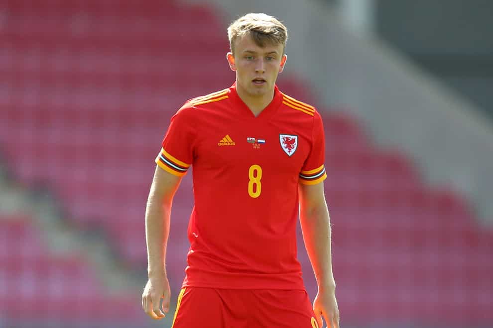 Crewe’s on-loan Cardiff midfielder Eli King is on duty for Wales Under-21s (Nigel French/PA)