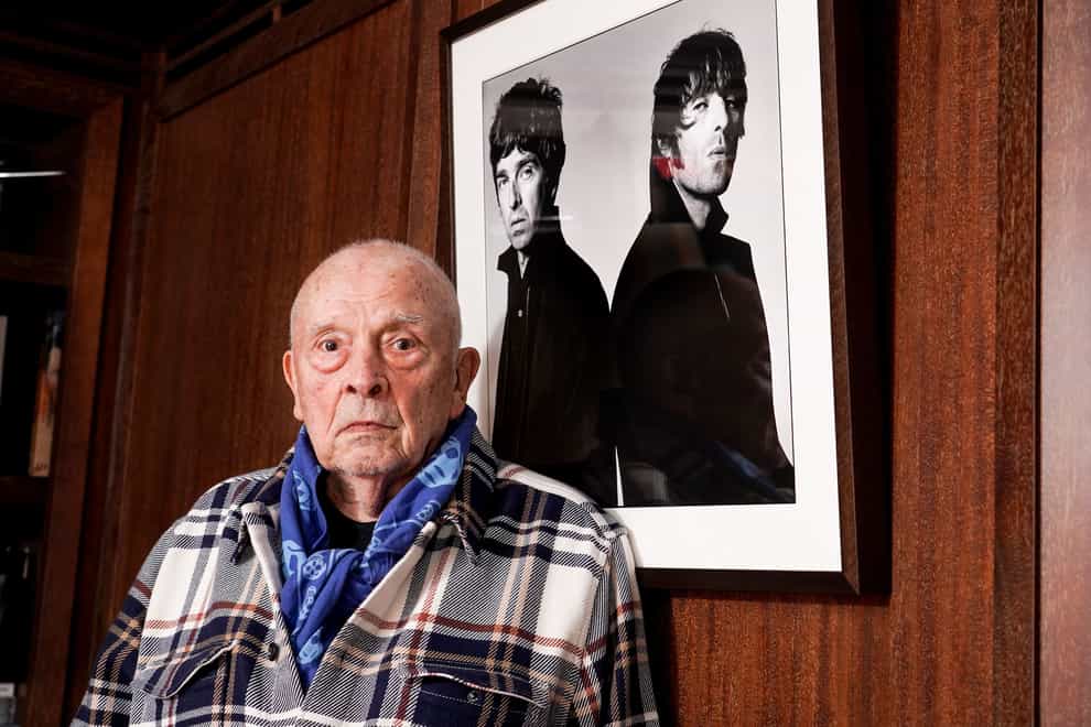 Photographer David Bailey launches his new exhibition Bailey: Vision And Sound at 45 Park Lane London (Ian West/PA)