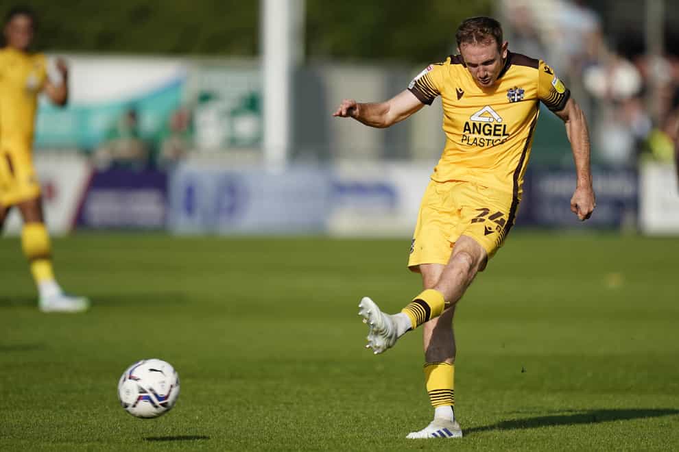 Rob Milsom is a doubt for Sutton (Aaron Chown/PA)