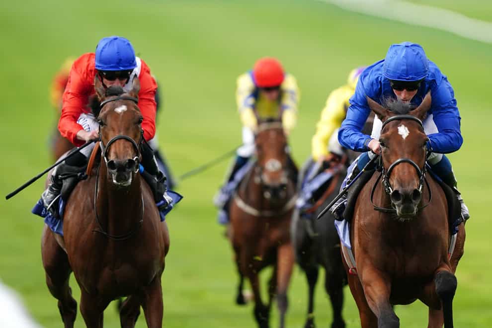 Eternal Pearl (right) winning at Newmarket (Mike Egerton/PA)