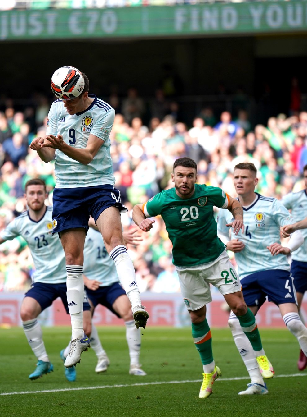 Scotland host the Republic of Ireland in the Nations League on Saturday (Niall Carson/PA).