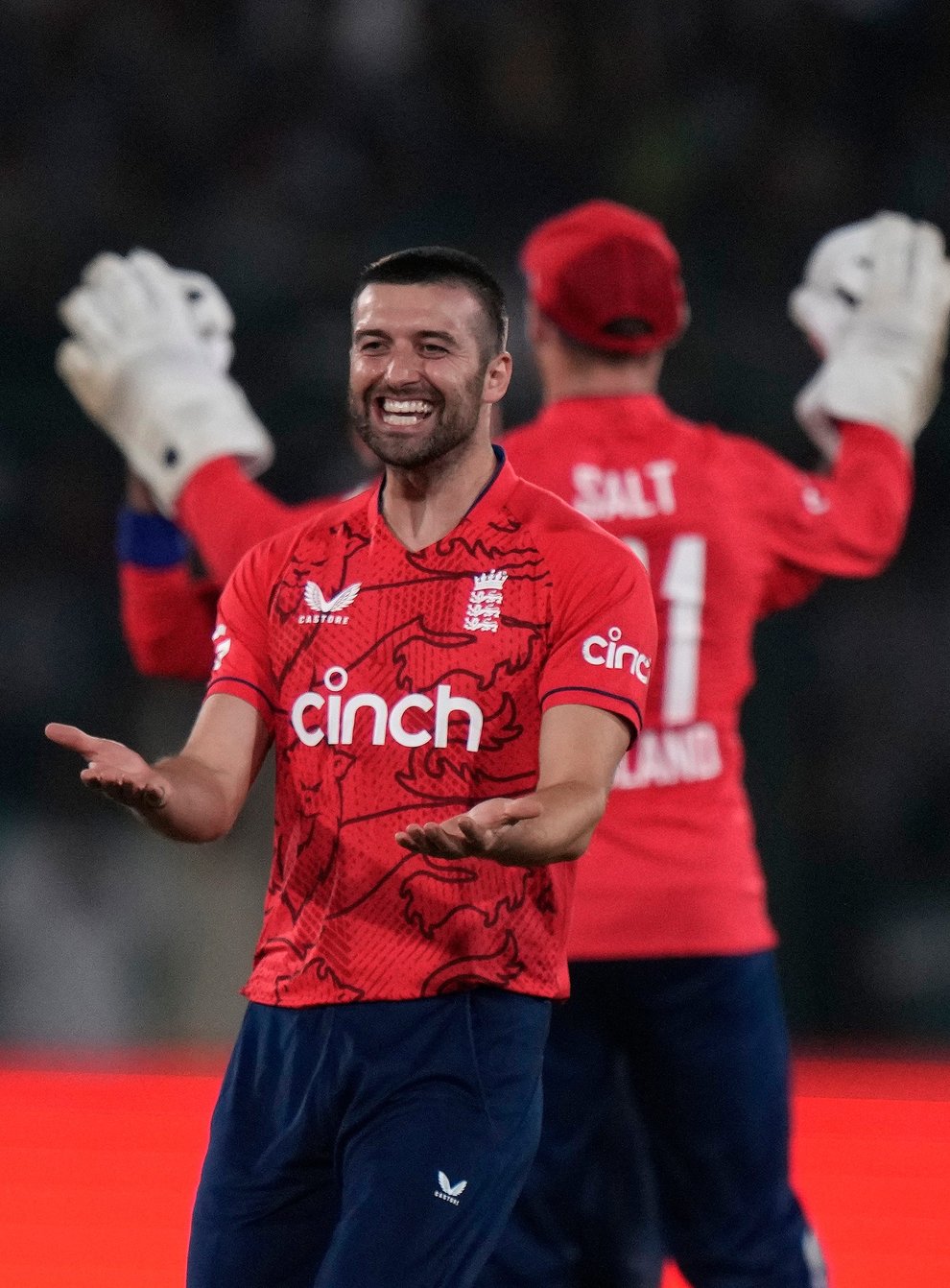 Mark Wood was on fire on his return for England (Anjum Naveed/AP).
