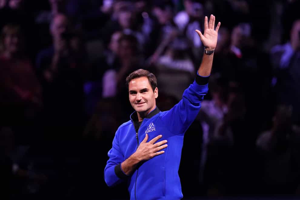 Roger Federer bowed out of professional tennis on Friday night (John Walton/PA)