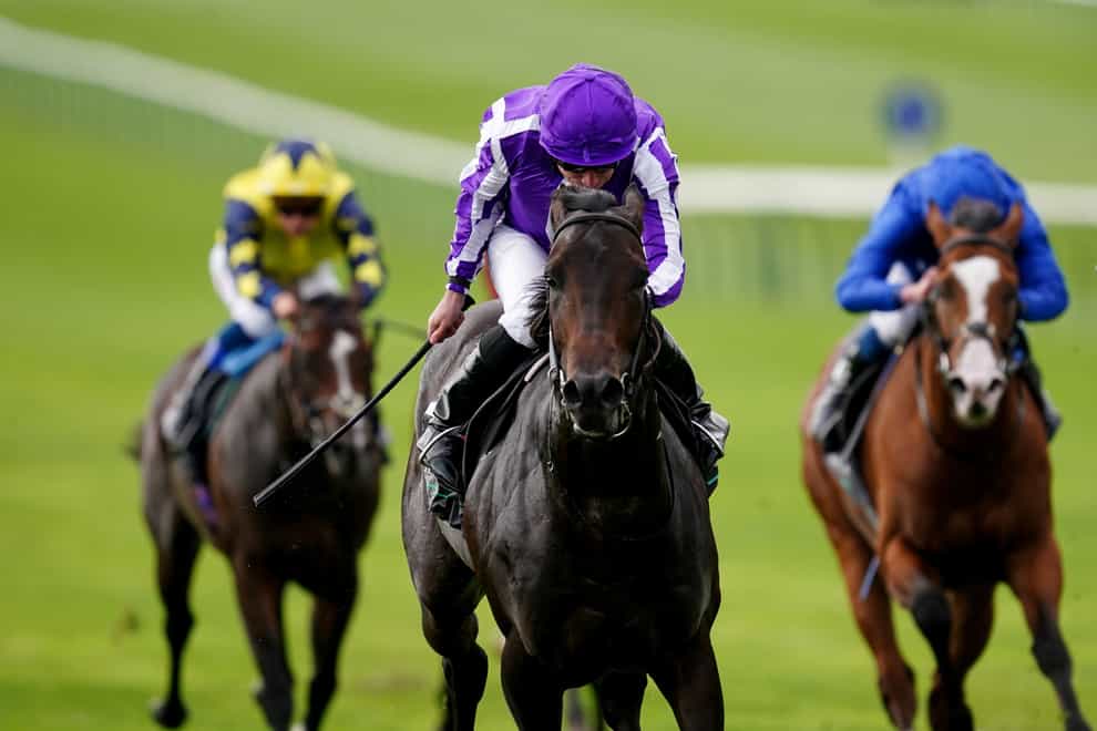 Blackbeard (centre) winning the Middle Park Stakes at Newmarket (David Davies/PA)