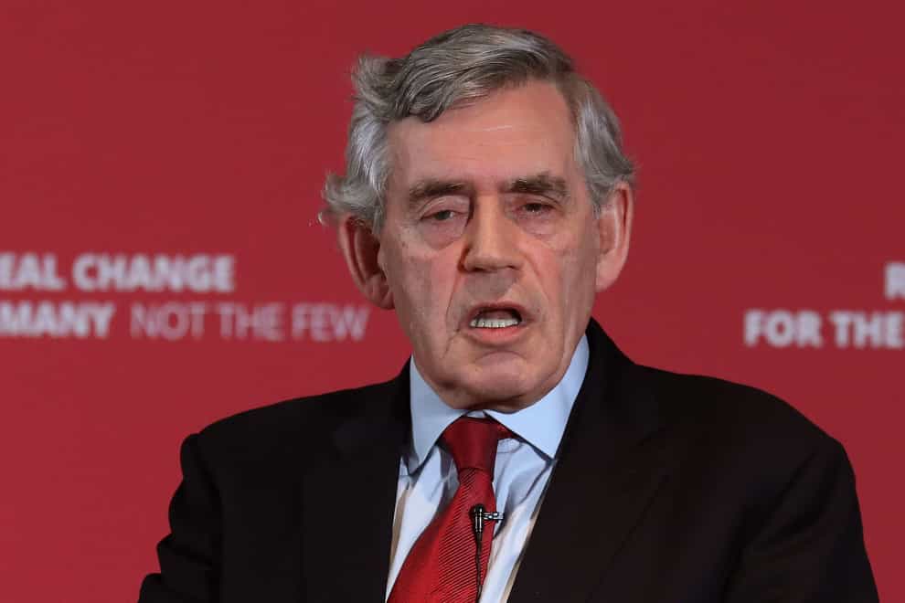 Gordon Brown’s work looking at the future of the UK is ‘nearing completion’ the Labour conference will be told (Andrew Milligan/PA)