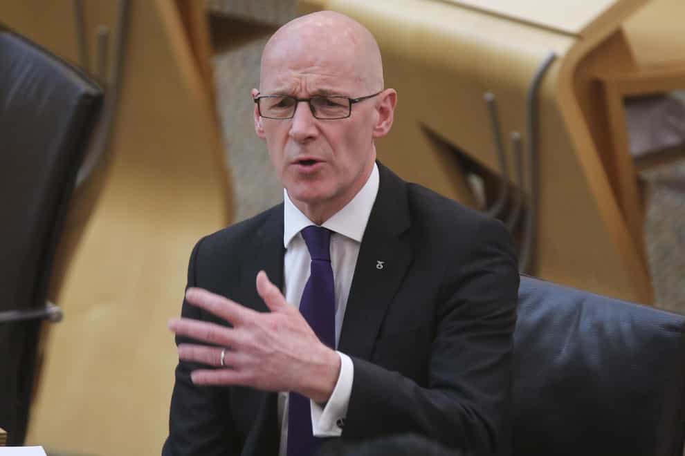 Deputy First Minister John Swinney has hit out at the UK Government’s tax cuts (Fraser Bremner/Daily Mail/PA)