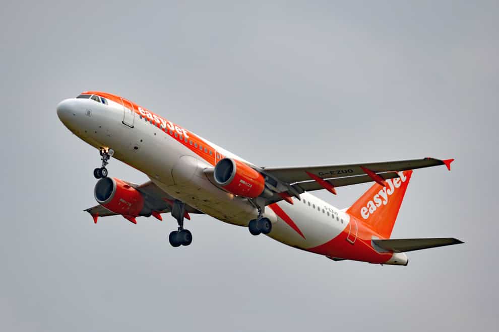 EasyJet has unveiled a plan to reach net zero carbon emissions by 2050 (Nicholas Ansell/PA)