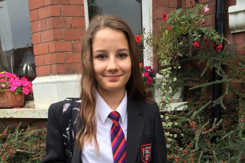 Molly, from Harrow in north-west London, died in November 2017, prompting her family to campaign for better internet safety (Family handout/PA)