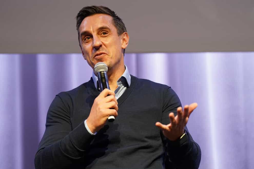 Gary Neville said many millionaire footballers came from working-class backgrounds and were wanting to ensure public services were properly funded (Stefan Rousseau/PA)