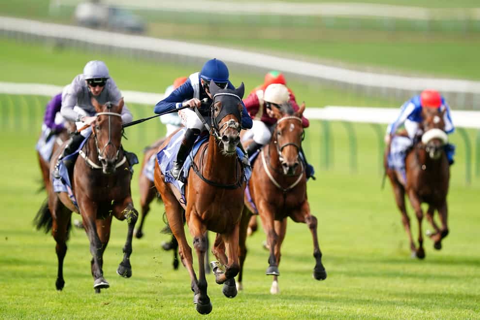 Electric Eyes (left) chased home Commissioning at Newmarket (Mike Egerton/PA)