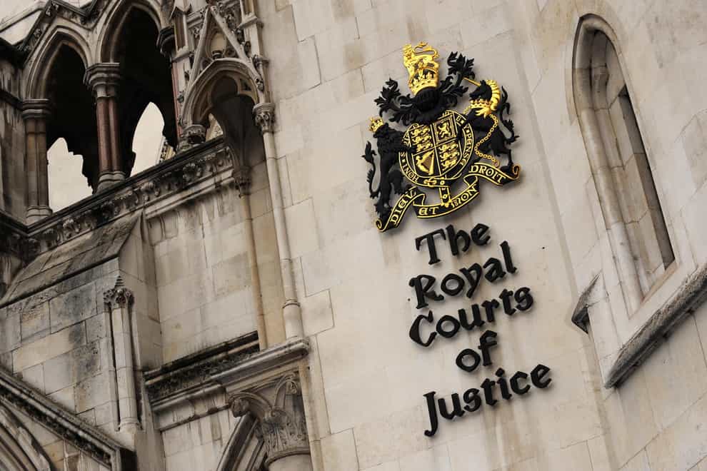 A challenge to rulings made by crown courts in Manchester and Bristol were heard by senior judges at the Royal Courts of Justice in London (Anthony Devlin/PA)