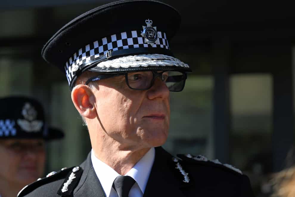 New Metropolitan Police Commissioner Sir Mark Rowley has begun setting out his plans to reform Britain’s largest police force (Carl de Souza/PA)