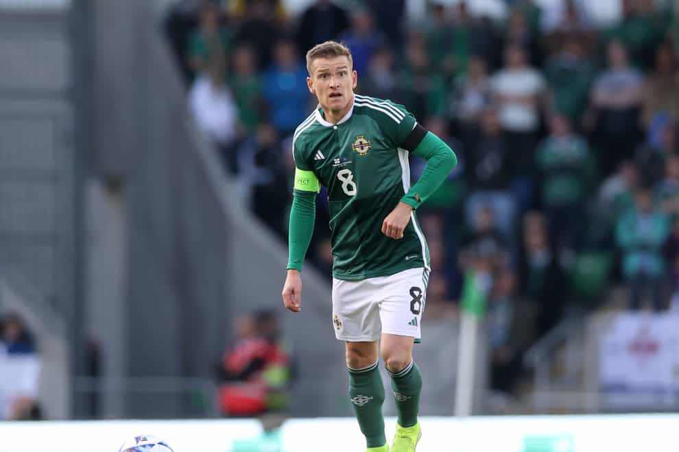 Northern Ireland captain Steven Davis said he would not make a knee-jerk decision over his future (Liam McBurney/PA)