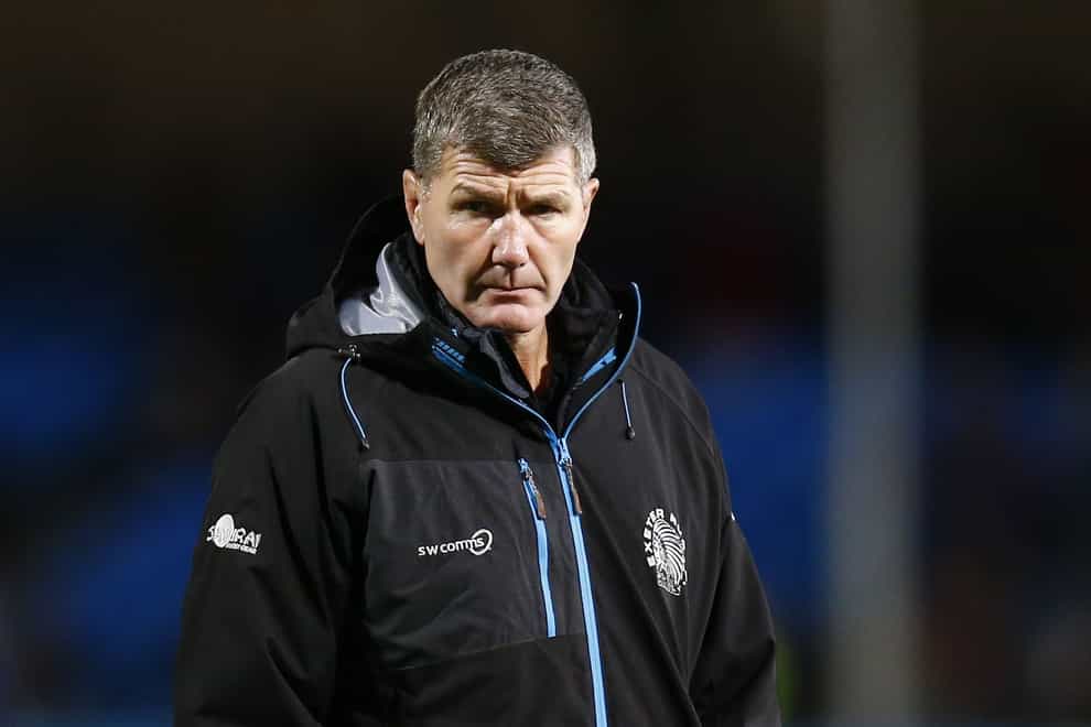 Exeter rugby director Rob Baxter (Steve Haag/PA)
