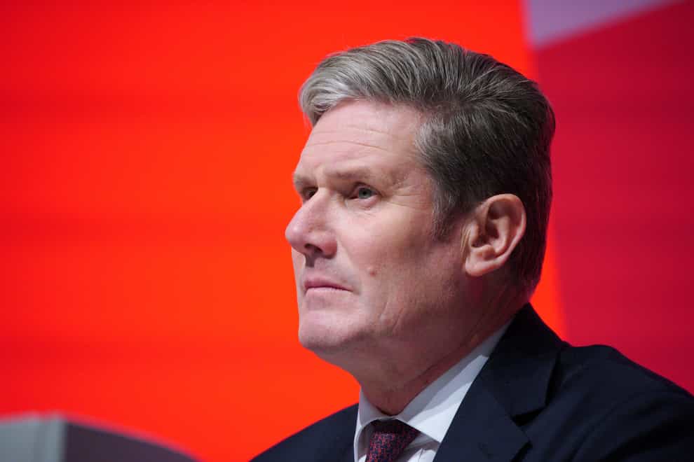 Sir Keir Starmer said it was time for a ‘serious prime minister’ (Peter Byrne/PA)