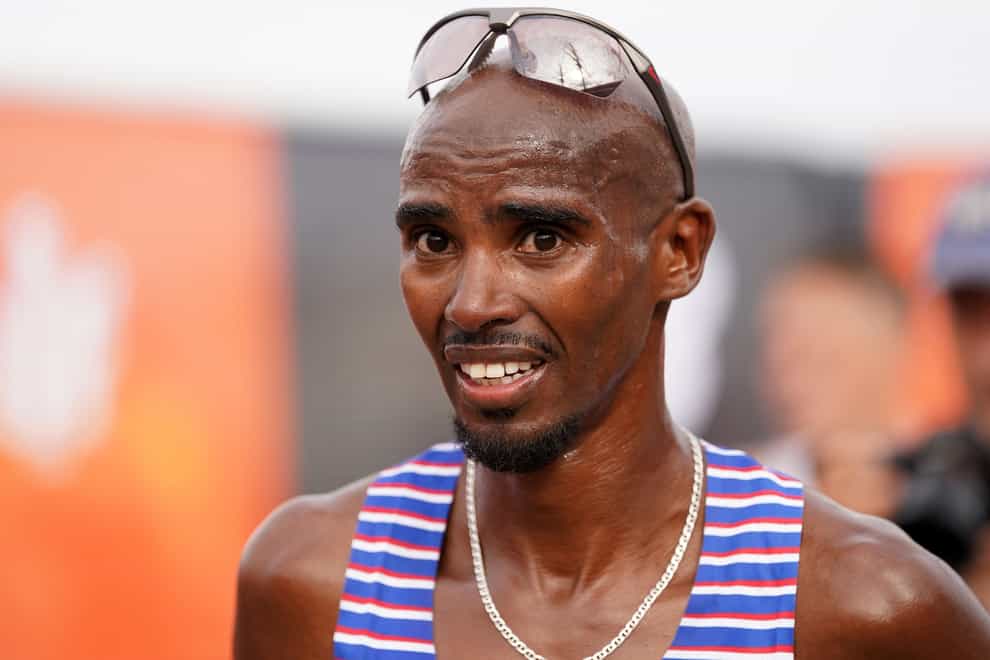 Sir Mo Farah has pulled out of the London Marathon due to a hip injury (Adam Davy/PA)