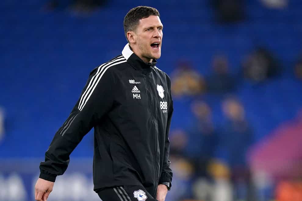 Mark Hudson has been in temporary charge at Cardiff after Steve Morison’s exit (Nick Potts/PA).