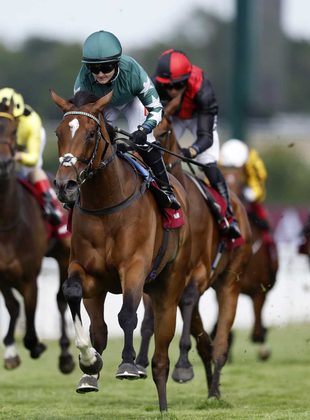 Nashwa, here winning the Nassau Stakes at Goodwood, bids for a third-straight Group One victory in the Prix de l’Opera (Steven Paston/PA)