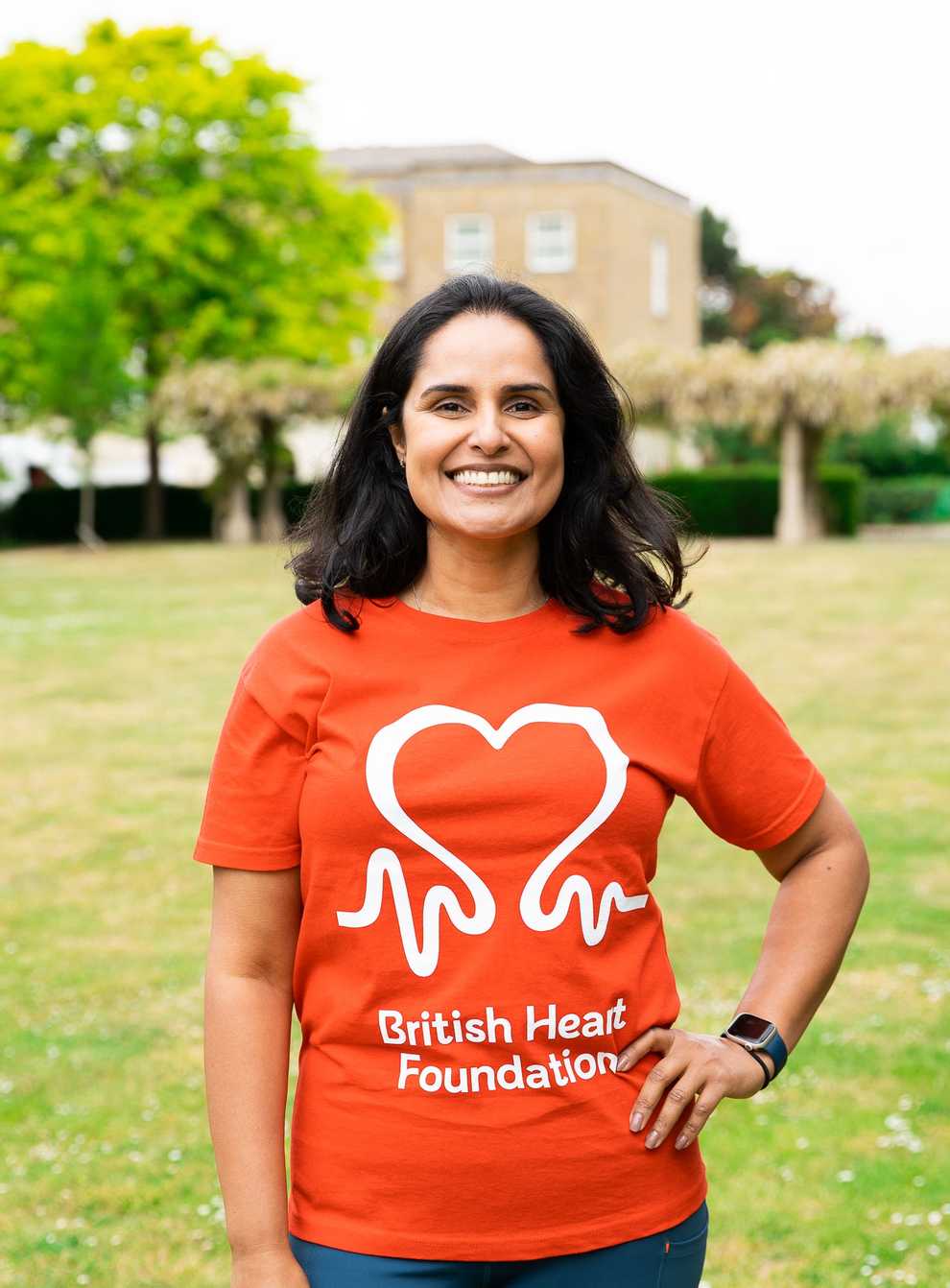 Navinder Molyneux is running the TCS London Marathon on Sunday to raise money for the British Heart Foundation in memory of her father who died 10 years ago from heart failure (Oliver Holder/BHF/PA)