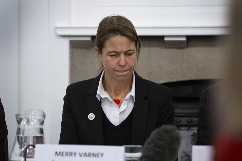 Merry Varney from Leigh Day, lawyer for the family of Molly Russell, during a press conference in Barnet, north London (Joshua Bratt/PA)