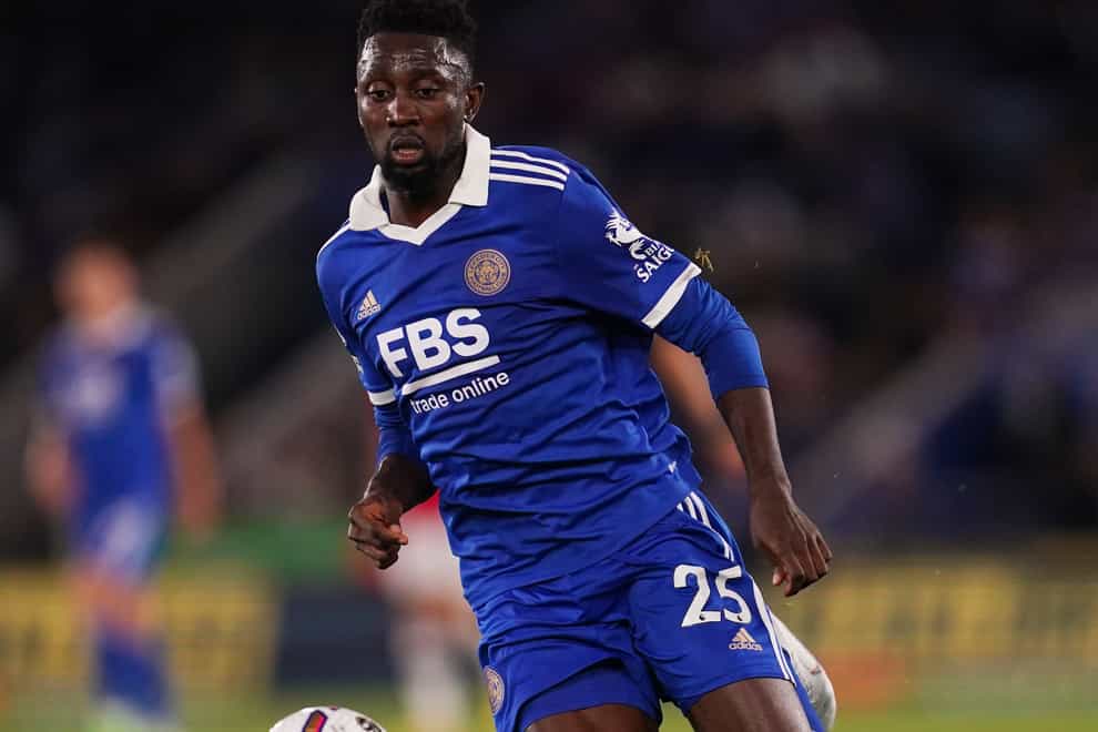 Leicester midfielder Wilfred Ndidi is expected to be fit (Nick Potts/PA)