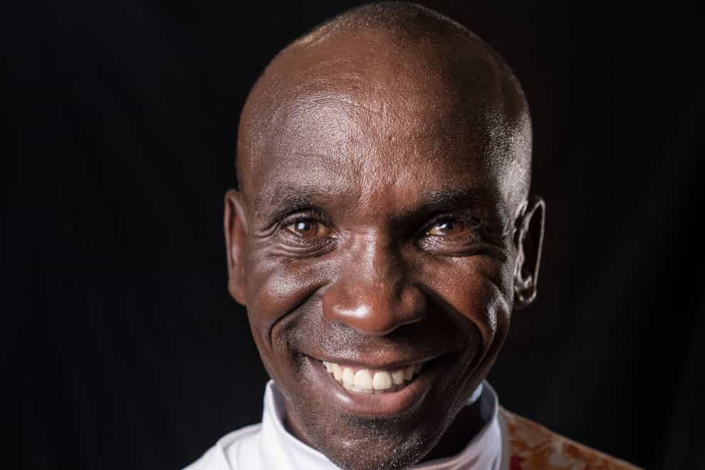 Marathon world-record holder Eliud Kipchoge will plant a tree in honour of the late Queen and launch the “Living Hall Of Fame” recognising past London Marathon champions (PA)