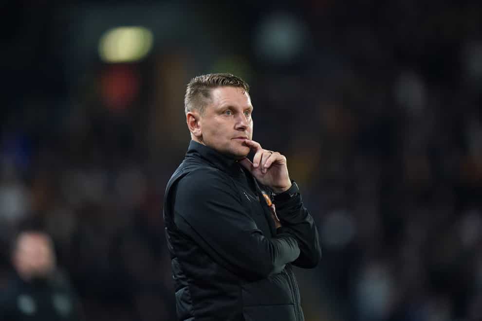Andy Dawson is in interim charge of Hull after the sacking of Shota Arveladze (Tim Goode/PA)
