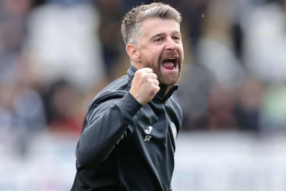 Stephen Robinson saw his St Mirren side secure a late win over Livingston (Steve Welsh/PA)