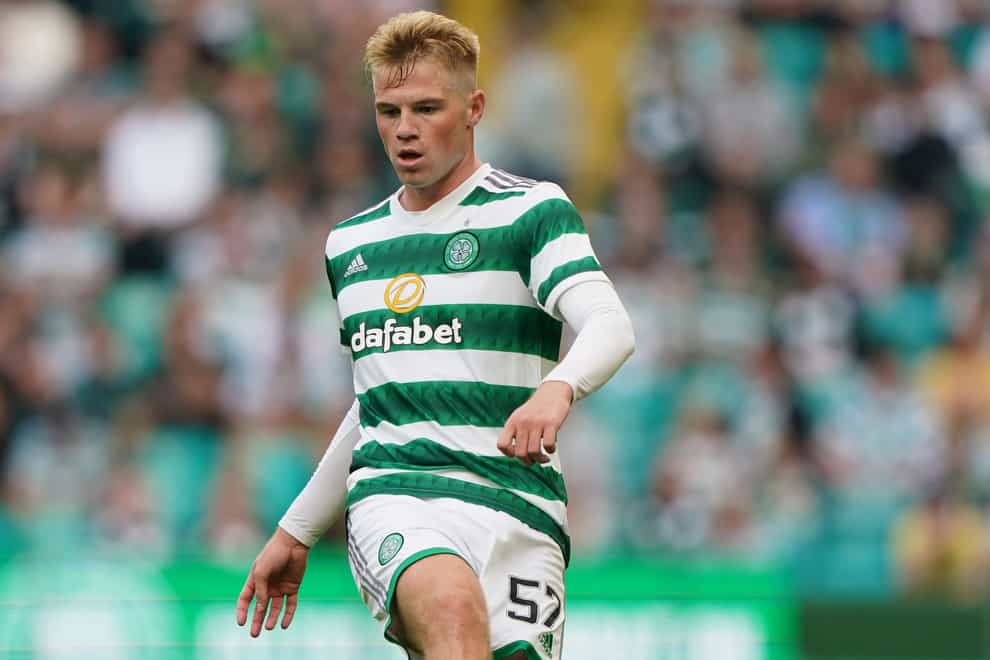 Stephen Welsh continued at centre-back for Celtic (Andrew Milligan/PA)