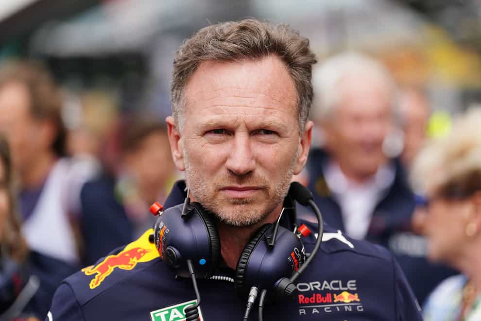 Christian Horner insists he is not facing a nervous wait to discover if Red Bull have broken Formula One’s cost cap rules (David Davies/PA)