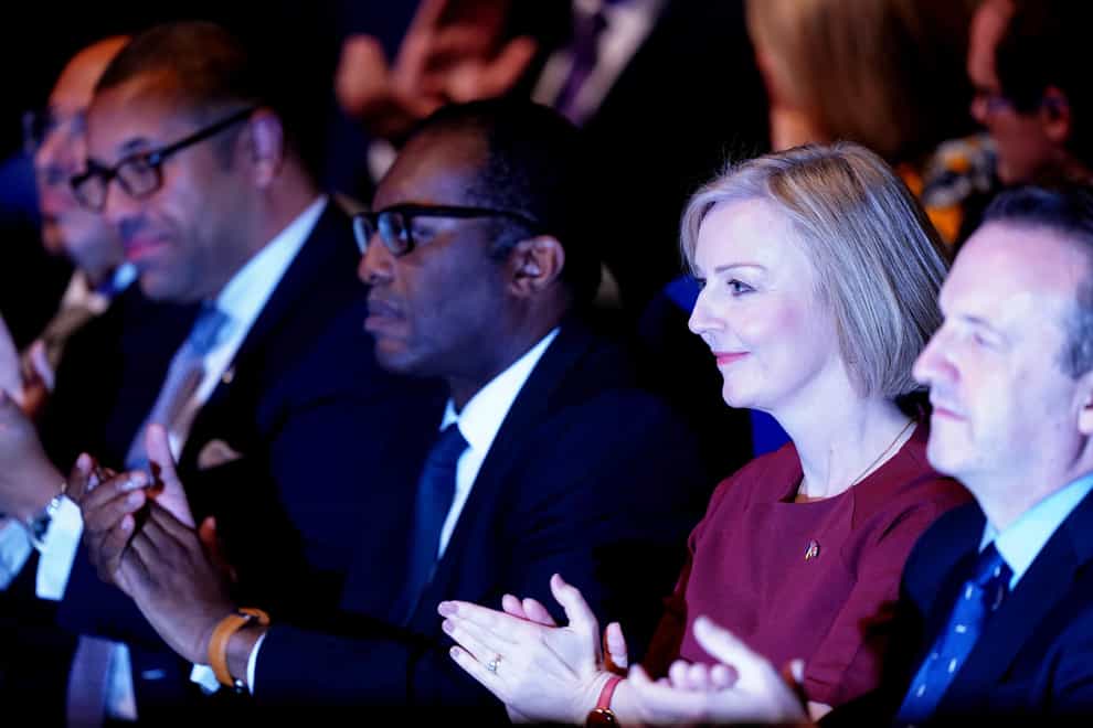 Prime Minister Liz Truss and Chancellor of the Exchequer Kwasi Kwarteng (Aaron Chown/PA)