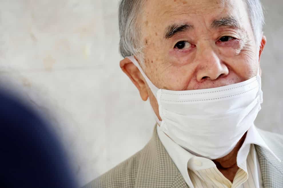 Kadokawa Corp chairman Tsuguhiko Kadokawa has been charged with bribing a former Tokyo Olympics organising committee member (Kyodo News/AP)