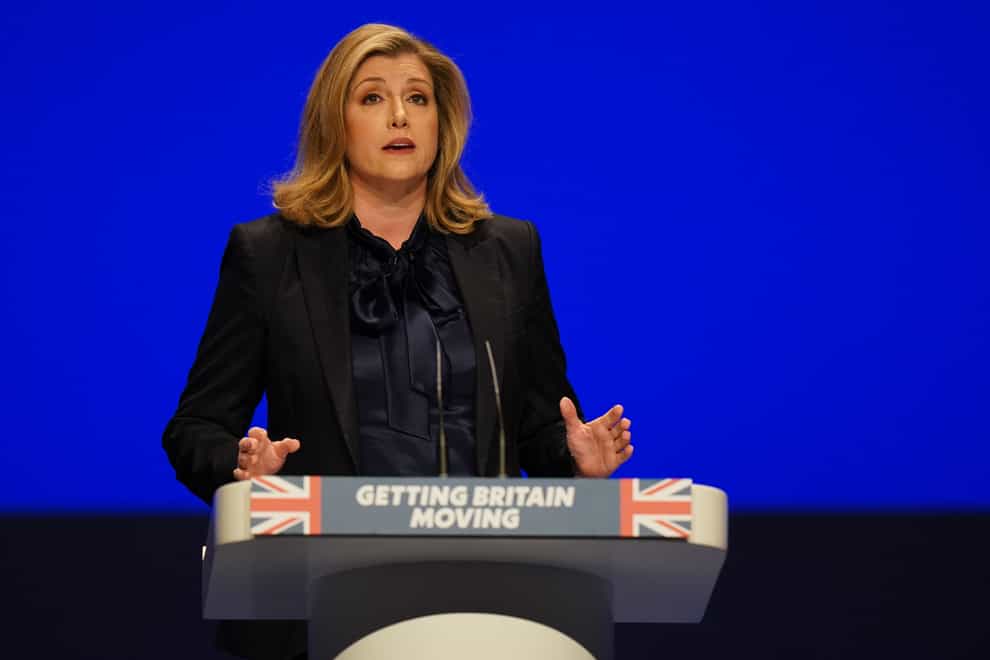 Commons Leader Penny Mordaunt has told Prime Minister Liz Truss that it ‘makes sense’ for benefits payments to rise in line with inflation (Jacob King/PA)