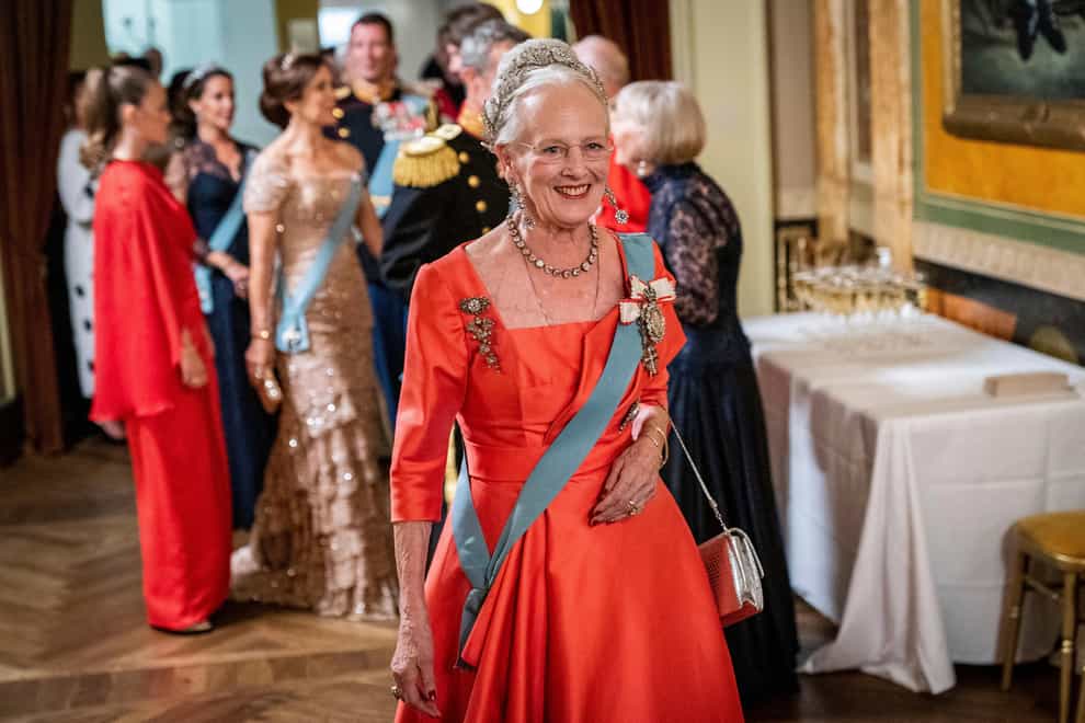Queen Margrethe described the decision as ‘a necessary future-proofing of the monarchy’ (Ida Marie Odgaard/Ritzau Scanpix via AP)