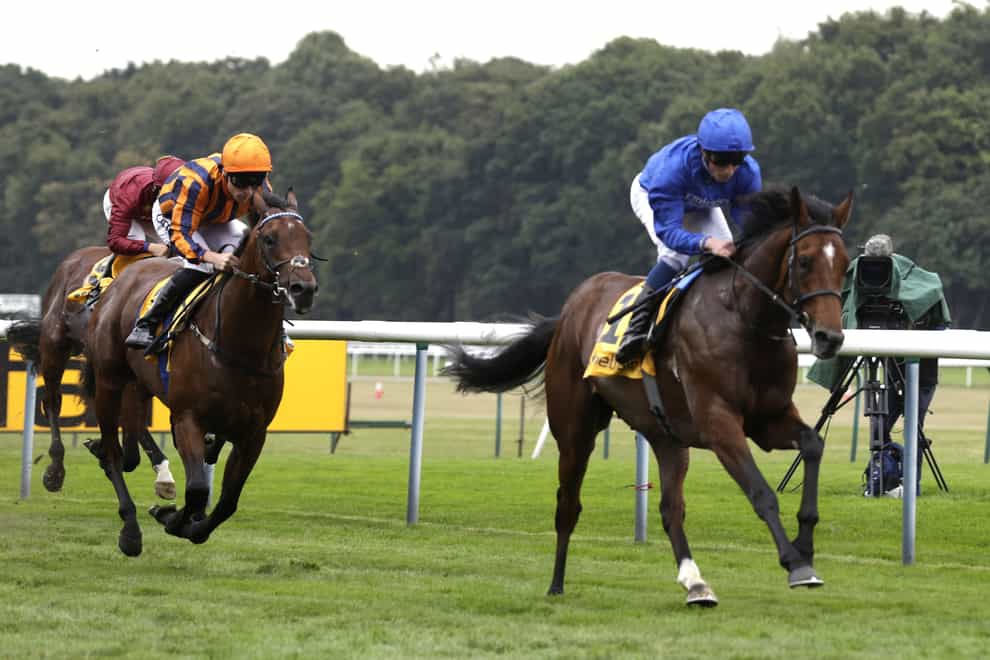 Naval Power moves up to Group One level in the Darley Dewhurst Stakes (Richard Sellers/PA)