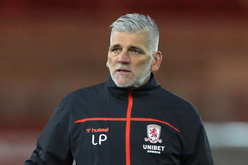 Leo Percovich is part of Middlesbrough’s interim coaching team for the Sky Bet Championship clash with Birmingham (Mike Egerton/PA)