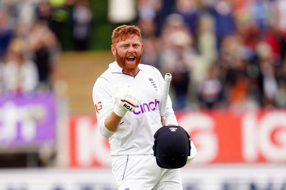 Jonny Bairstow picked up the new Bob Willis Trophy award for England player of the year (David Davies/PA)