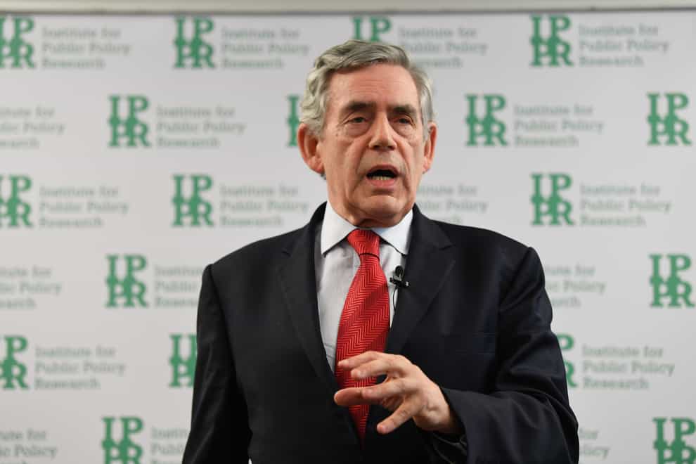 Former prime minister Gordon Brown issued a stern warning to Liz Truss and her Government over benefits (Victoria Jones/PA)