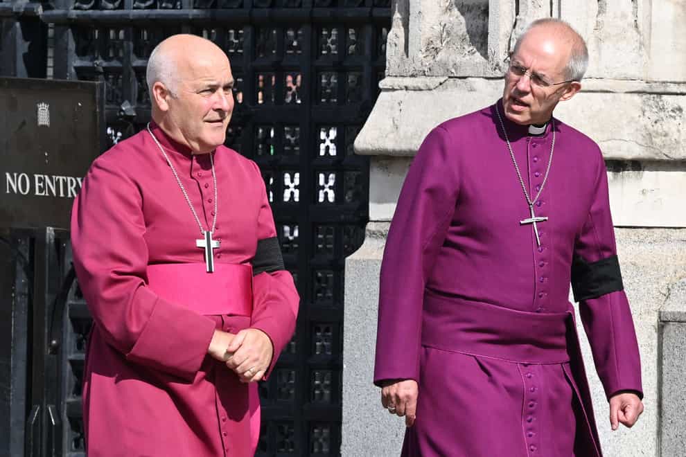 The Archbishop of York Stephen Cottrell (left) and the Archbishop of Canterbury Justin Welby have apologised after the report revealed ‘new’ cases of abuse (Justin Tallis/PA)