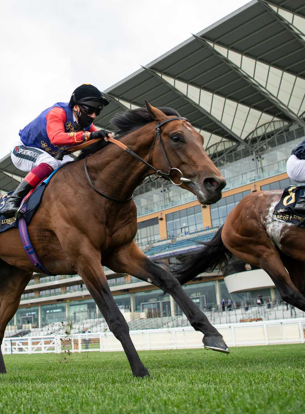 Russian Emperor ridden by Ryan Moore (right) wins the Hampton Court Stakes during day two of Royal Ascot at Ascot Racecourse (Edward Whitaker/PA)