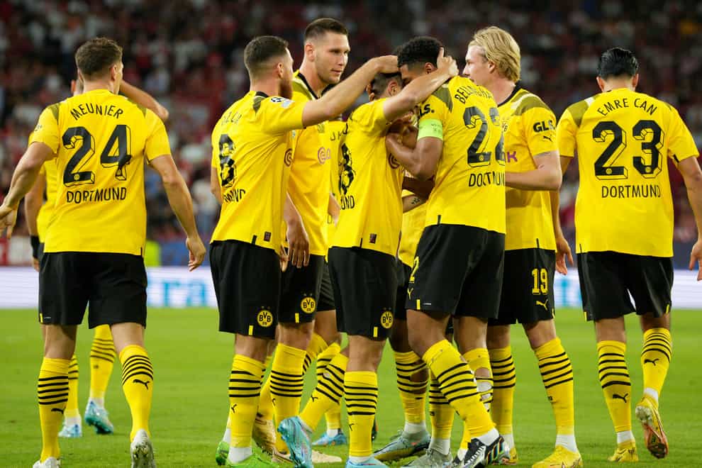 Jude Bellingham led Dortmund to victory (AP Photo/Jose Breton)