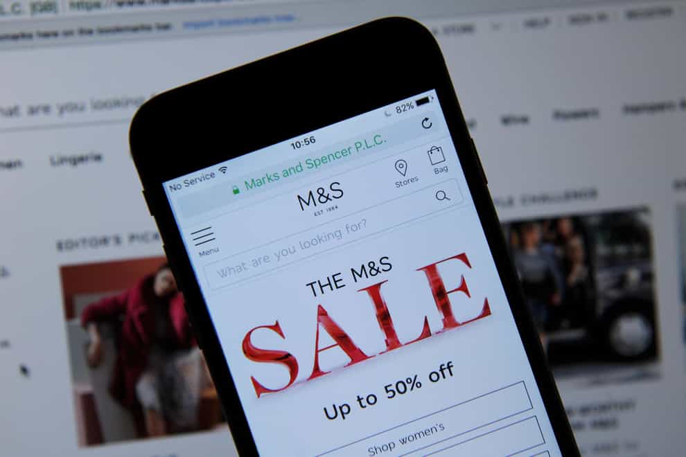 Customers using Marks and Spencer’s Sparks loyalty scheme will be able to apply for a new digital credit account, enabling them to borrow up to £500 for purchases (Louisa Svensson/Alamy/PA)