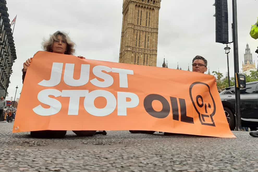 Stop Oil protesters (Just Stop Oil/PA)