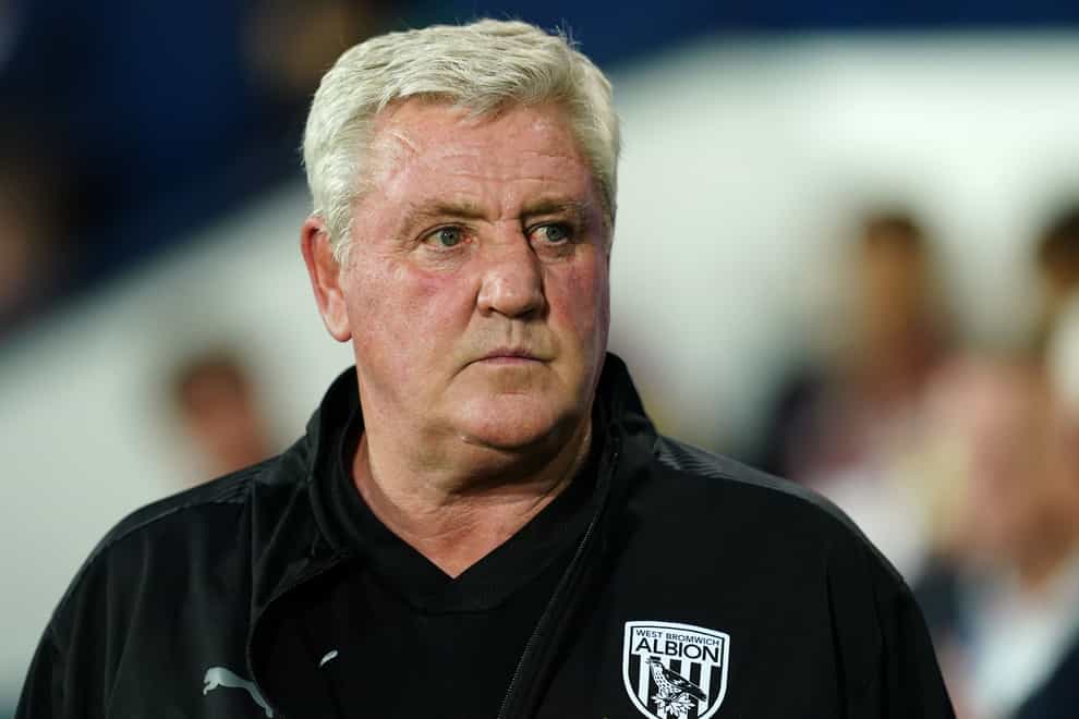 Steve Bruce could shuffle his squad ahead of Luton’s visit (Martin Rickett/PA)