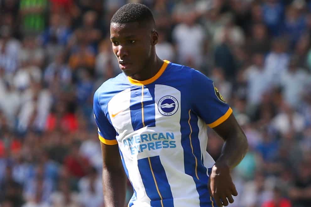 Brighton midfielder Moises Caicedo did not train on Thursday (Kieran Cleeves/PA)