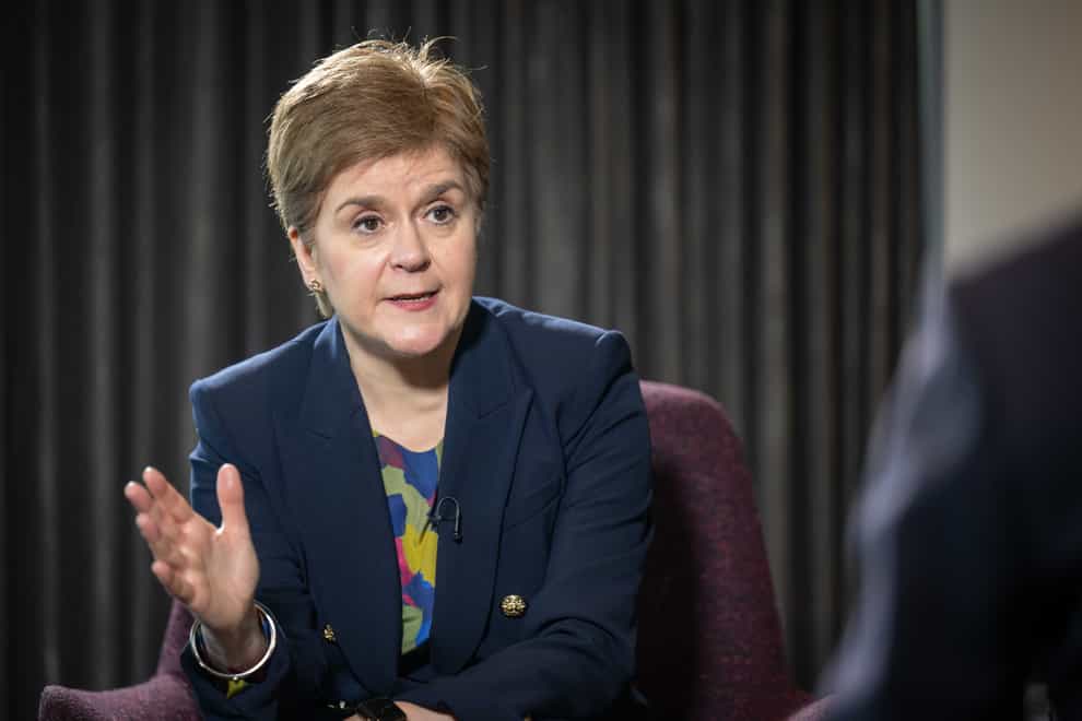 First Minister Nicola Sturgeon was speaking ahead of the SNP conference in Aberdeen (Micahl Wachucik/PA)