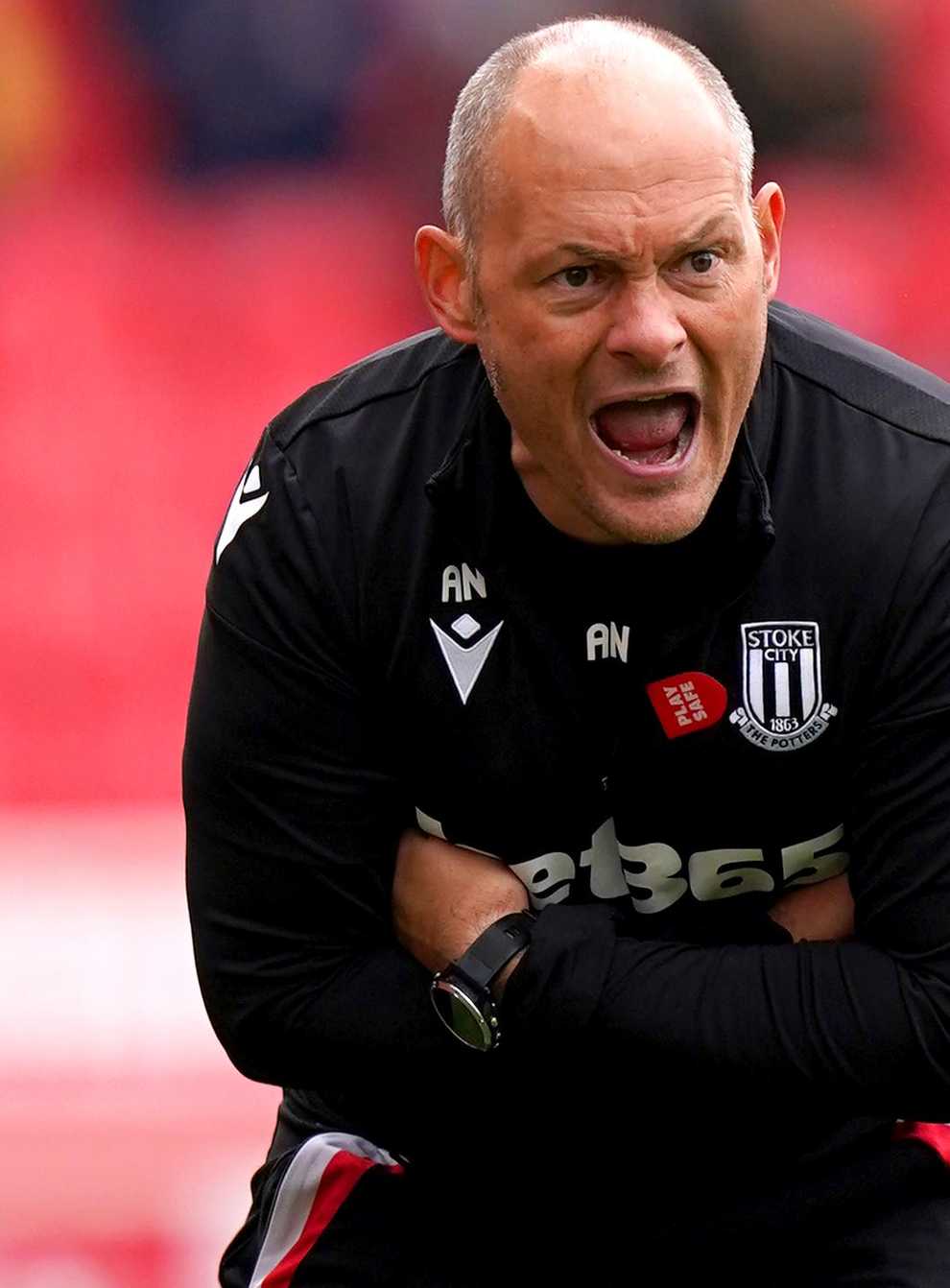 Stoke manager Alex Neil will be without a number of players for his side’s match against Sheffield United (Nick Potts/PA)
